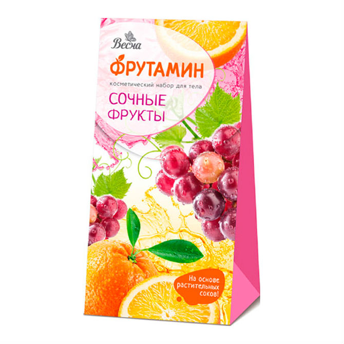 Весна Косметический подарочный набор Фрутамин Сочные фрукты для тела уп.