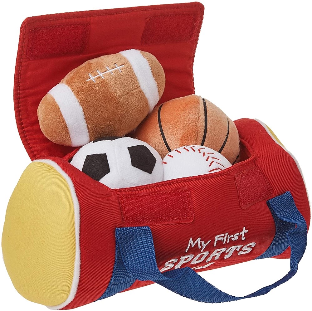 Gund Плюшевая сумка с мячами GUND My First Sports Bag – купить в Москве,  цены в интернет-магазинах на Мегамаркет