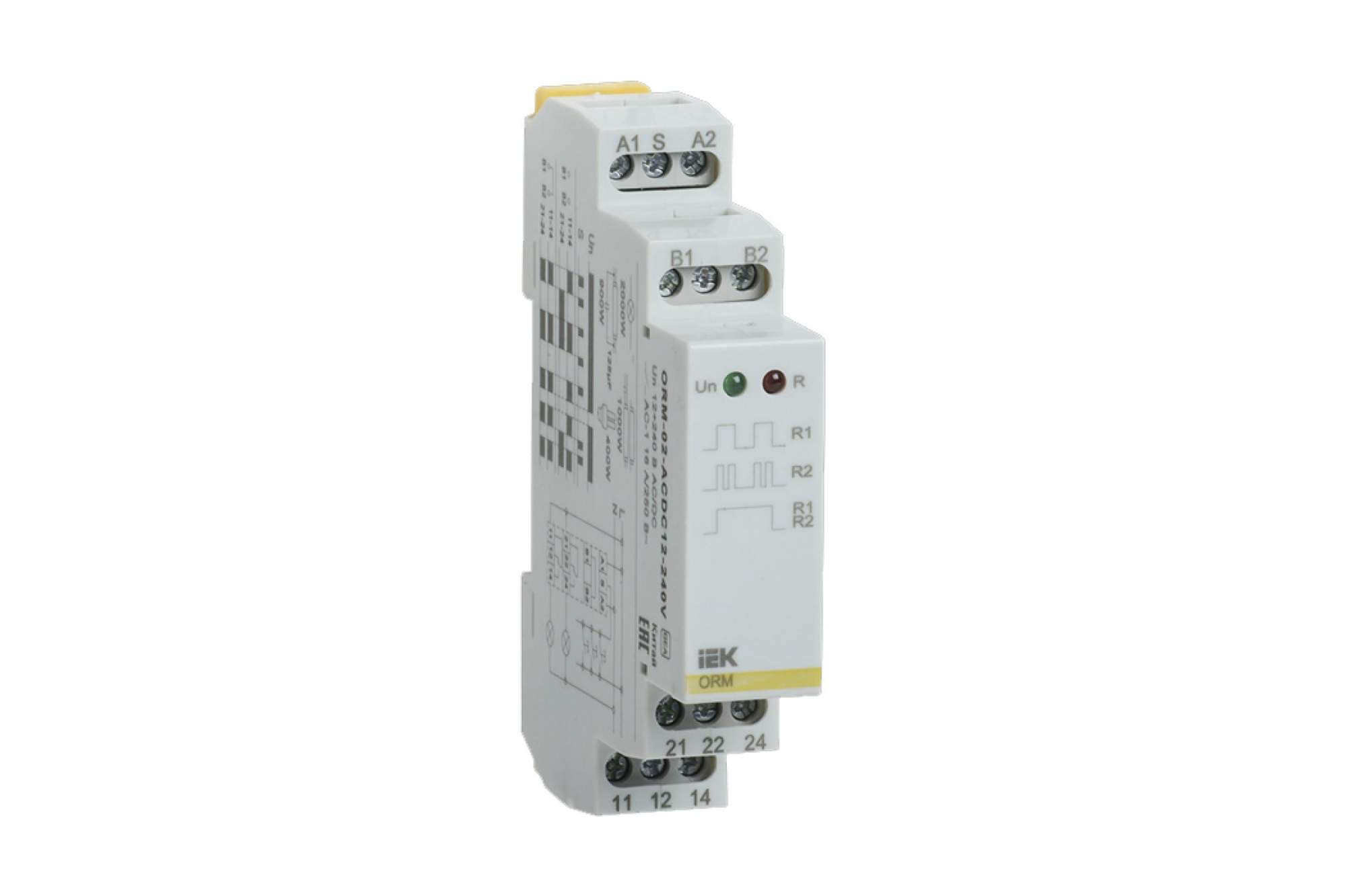 Ас иэк. Oir-208-ac230v. импульсное реле crm - 2h uni 12-240v ac/dc (eti). модульные температурные реле иэк. розетка ors-m для реле orm 4c.