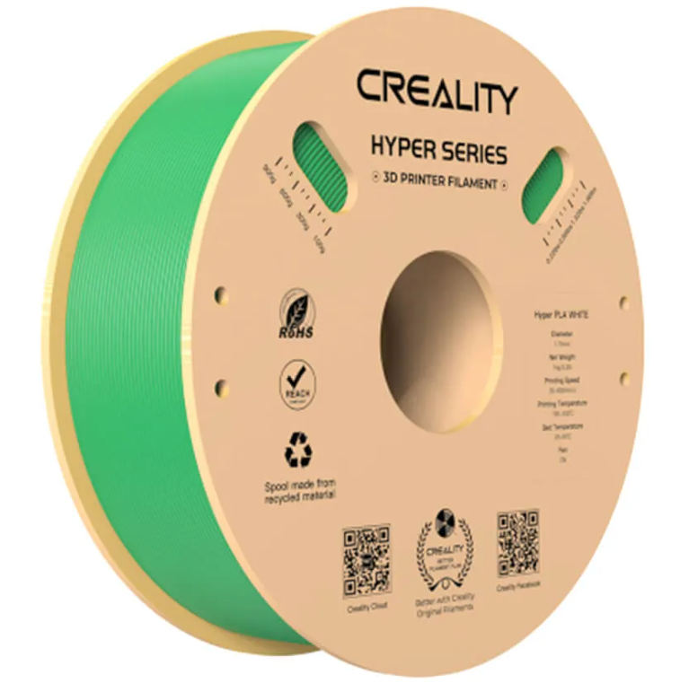 Картридж для 3D-принтера Creality Hyper PLA-пластик 1.75мм 1кг зеленый - купить в cvetmir3d, цена на Мегамаркет