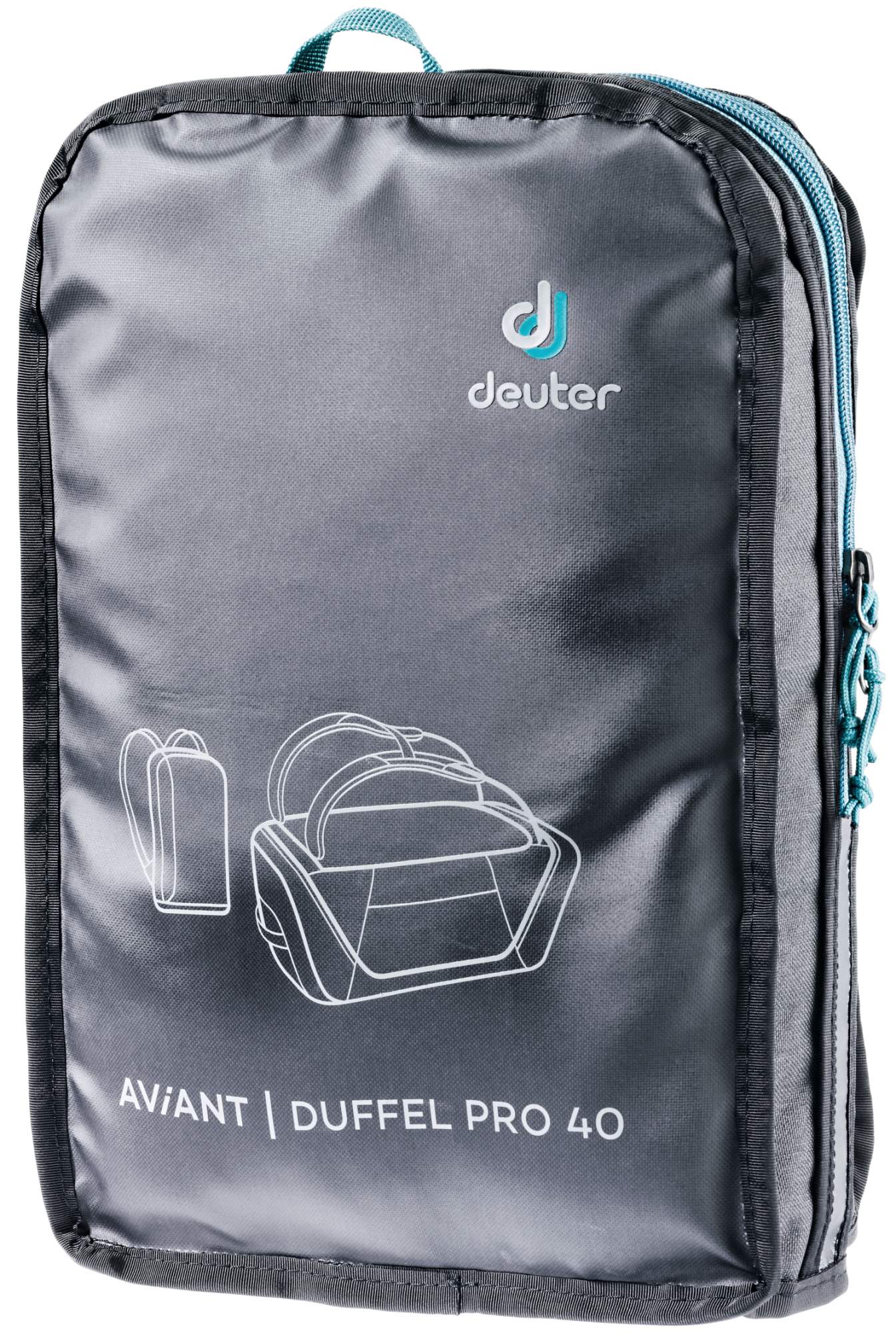 Дорожная сумка Deuter Aviant Duffel Pro 40 black 52 x 22 x 35 см