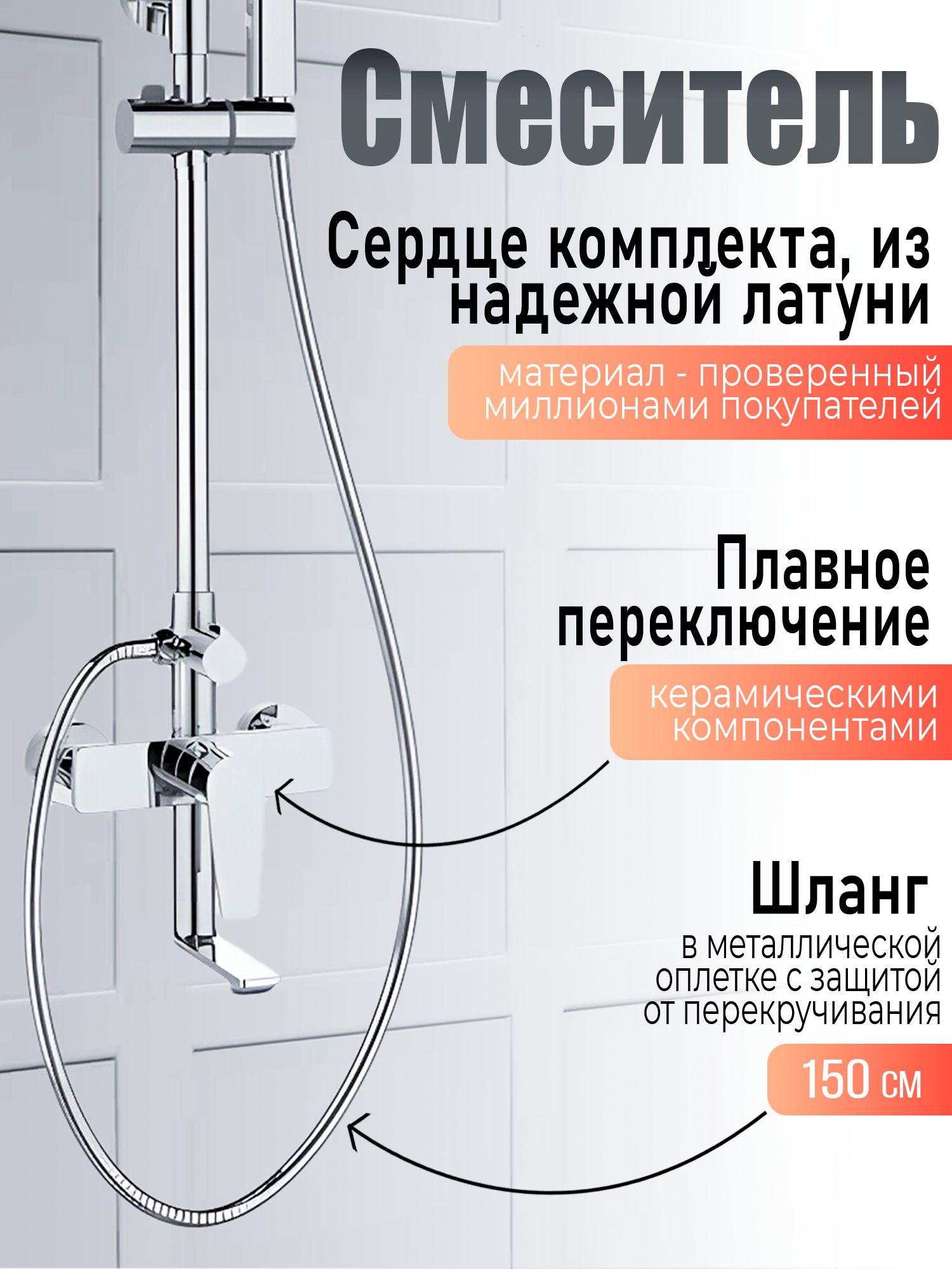 Леруа мерлен душевая стойка