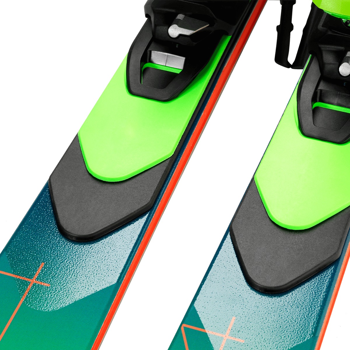 Горные лыжи Elan Scx Fusionx + Emx 12.0 GW Fus. X Blk/Grn 2021, green, 168 см