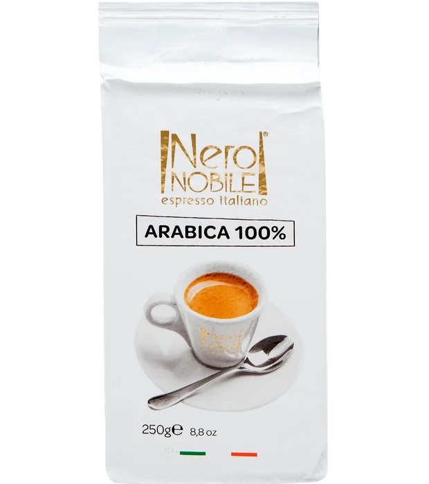 Кофе натуральный Neronobile Arabica 250 г - купить в Мегамаркет Москва Пушкино, цена на Мегамаркет