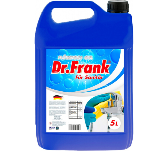 Чистящее средство Dr.Frank Fur Sanitar  концетрат для сантехники и ванных комнат DRS105
