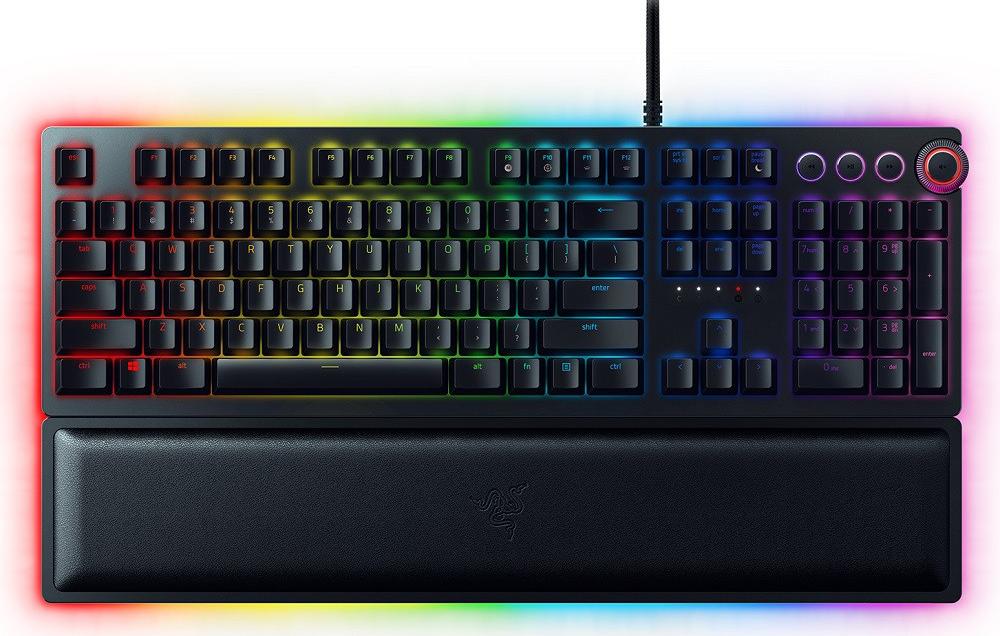 Игровая клавиатура Razer Huntsman Elite Black (RZ03-01870700-R3R1), купить в Москве, цены в интернет-магазинах на Мегамаркет