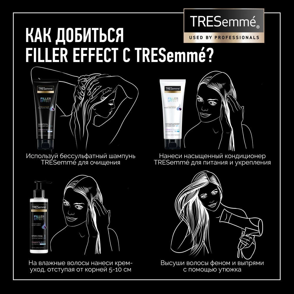TRESemme кондиционер для волос Насыщенный Filler Effect, 200 мл