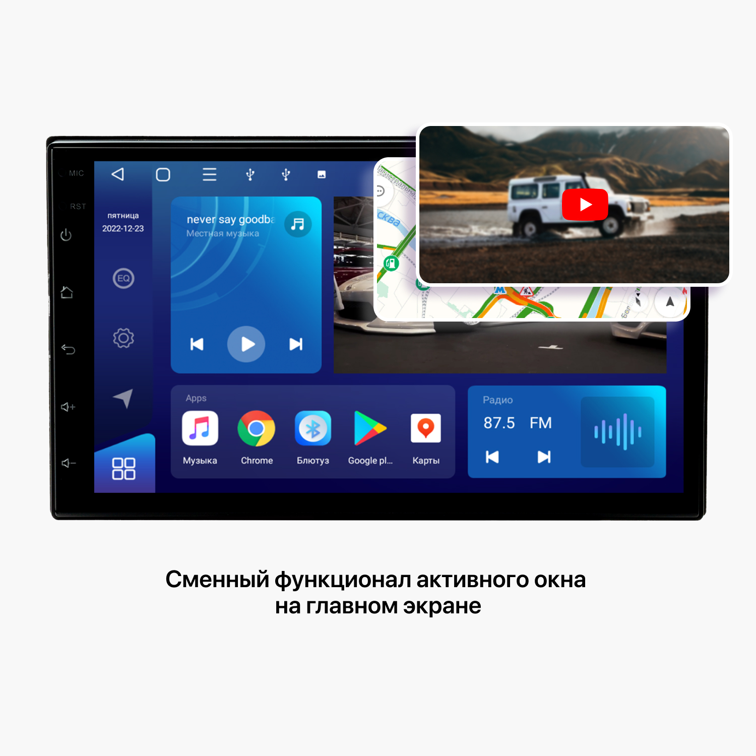 Автомагнитола Carfly, M250, 2+32, 7 inch universal - купить в CarFly, цена  на Мегамаркет