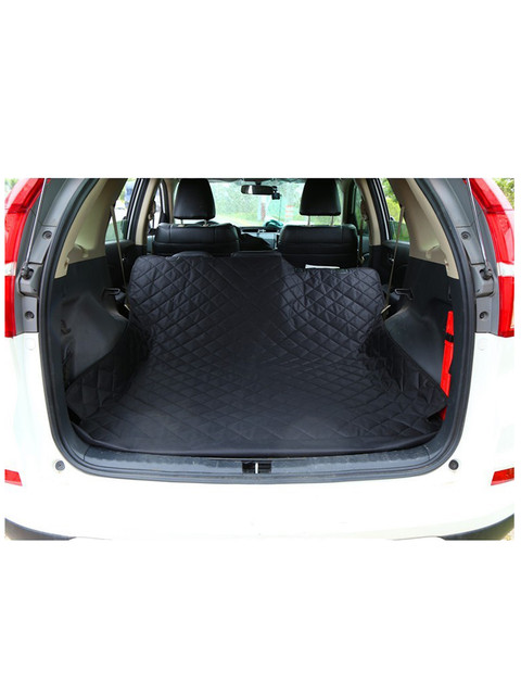 Авто-гамак для домашних животных большой STEFAN для багажника, черный 135x205см