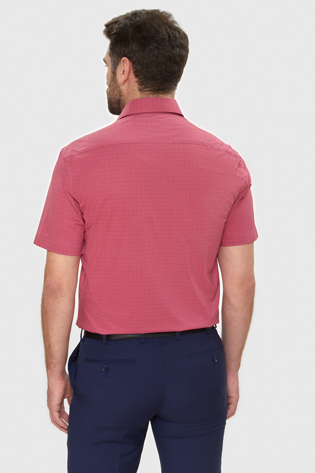 Рубашка мужская Kanzler 2S-421RL-11112-81 розовая 43