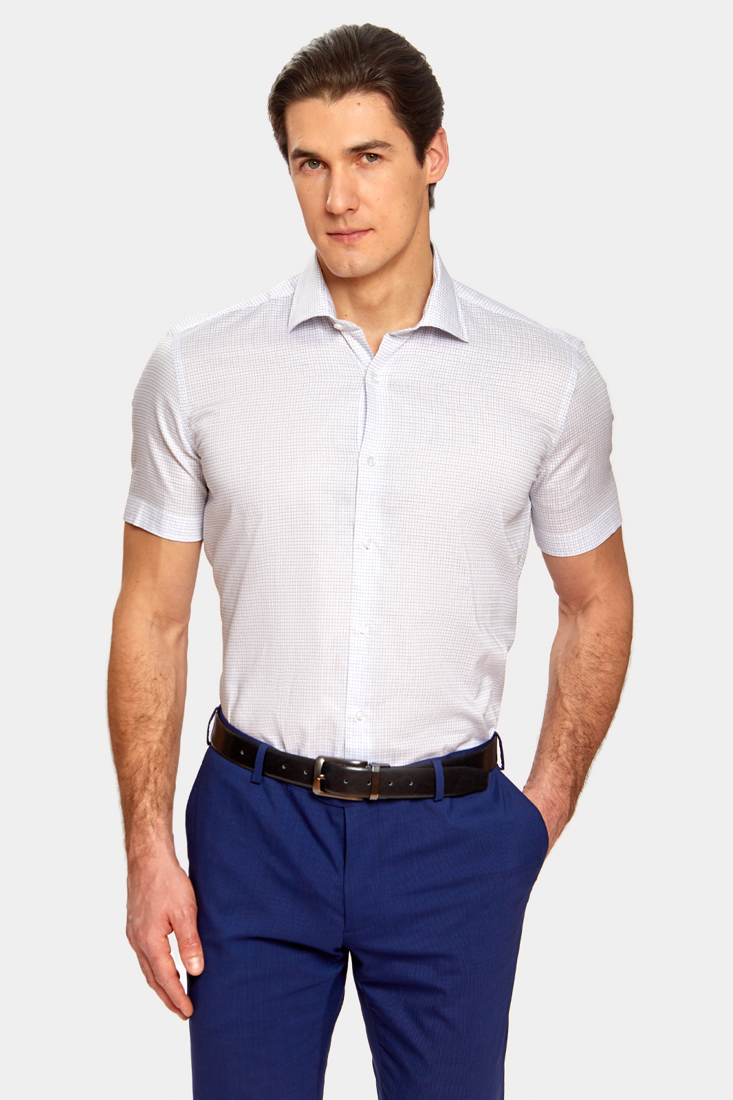 Рубашка мужская Kanzler 2S-421SL-11108-02 белая 44