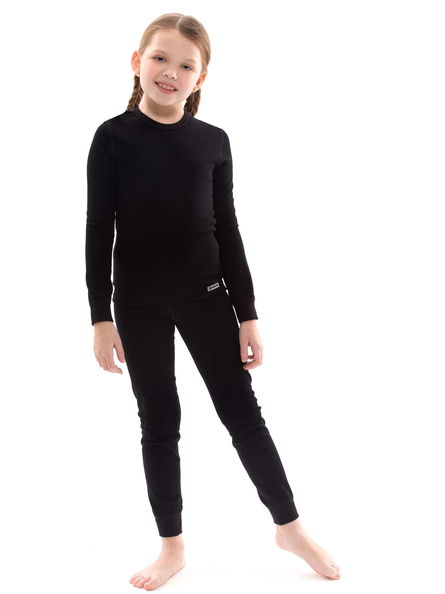 Купить термобелье детское верх Guahoo GT25-0342S_BK_38/XL_146-76-69 черный,цены в Москве на Мегамаркет