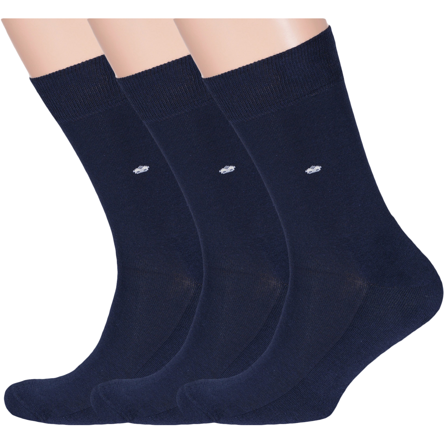 Набор носков мужской Rusocks 3-М-195 синий 25 (38-40)