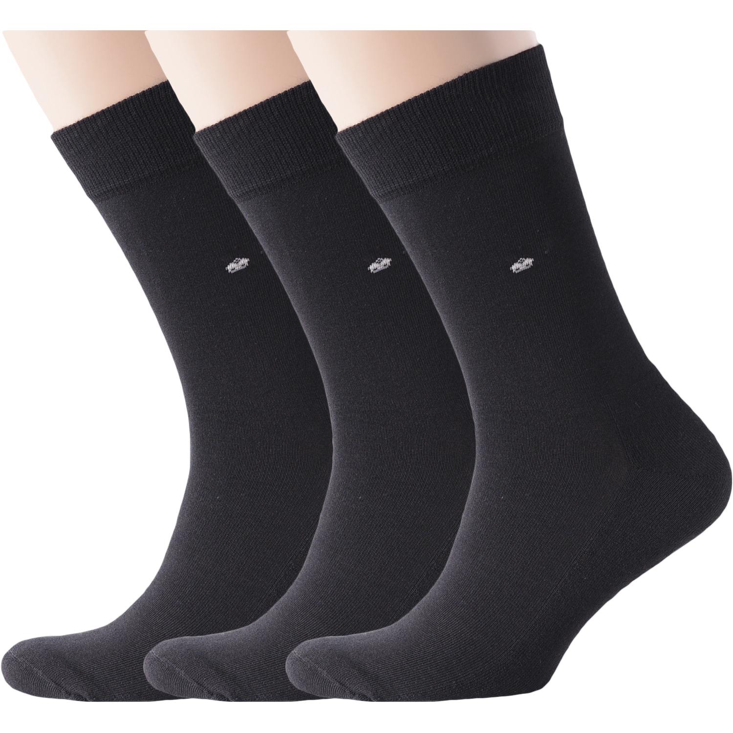 Набор носков мужской RuSocks 3-М-195 черный 25 (40-41)