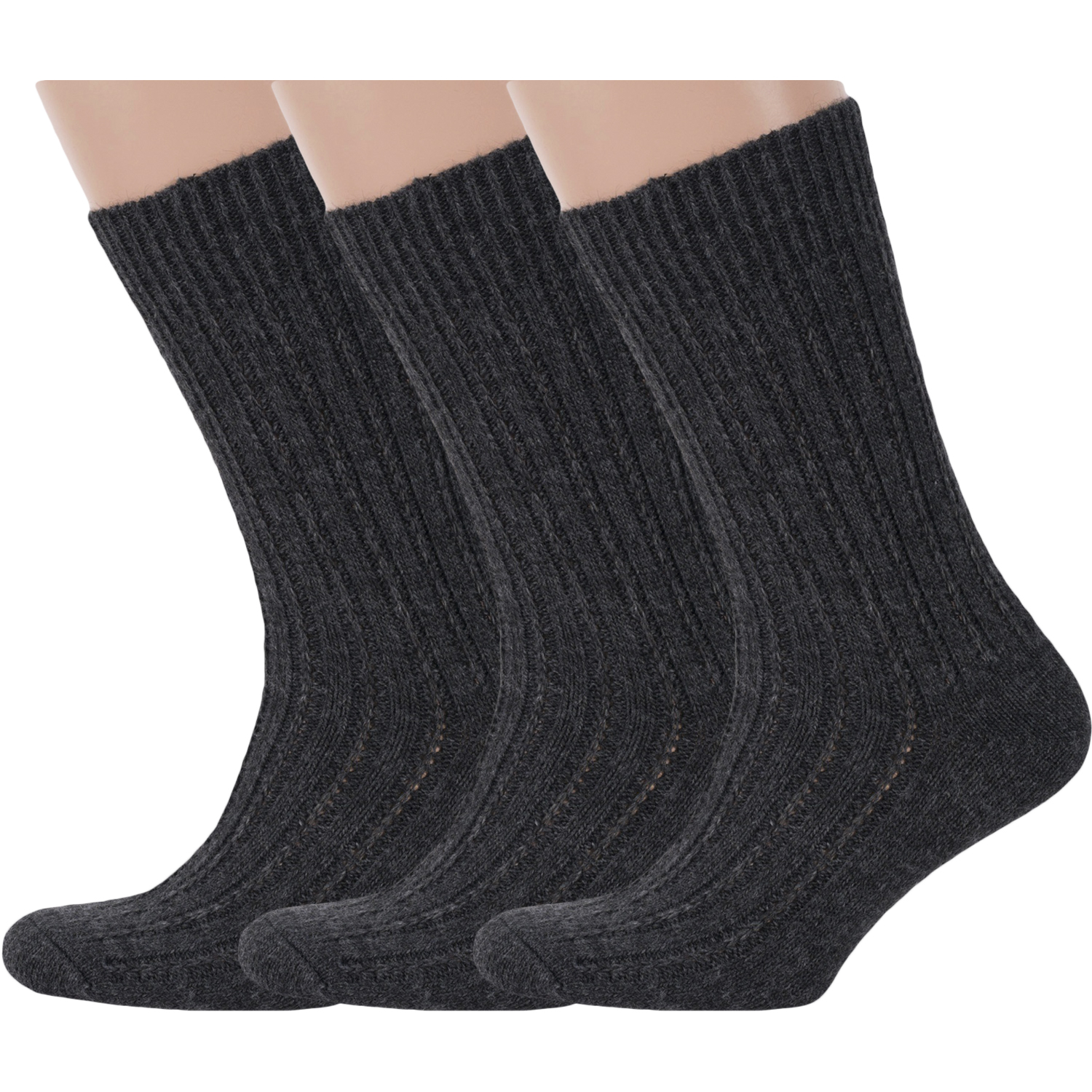 Набор носков мужской RuSocks 3-М-590 серый 27