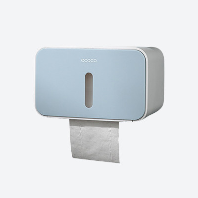 Настенный подвесной держатель-диспенсер ECOCO в ванную комнату, голубой
