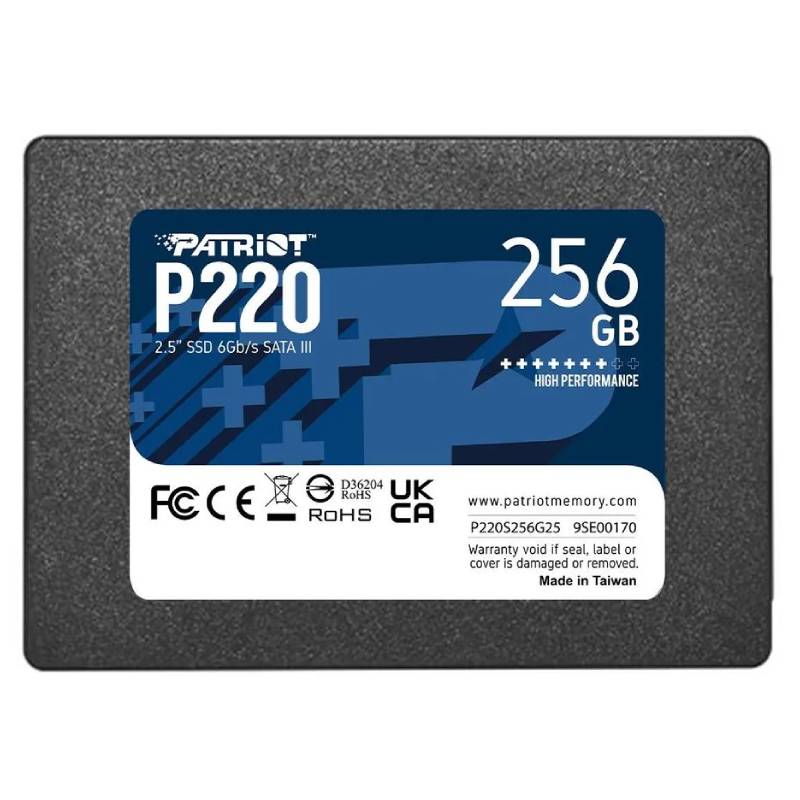 SSD накопитель Patriot Memory P220 2.5" 256 ГБ (P220S256G25) - купить в Ситилинк, цена на Мегамаркет