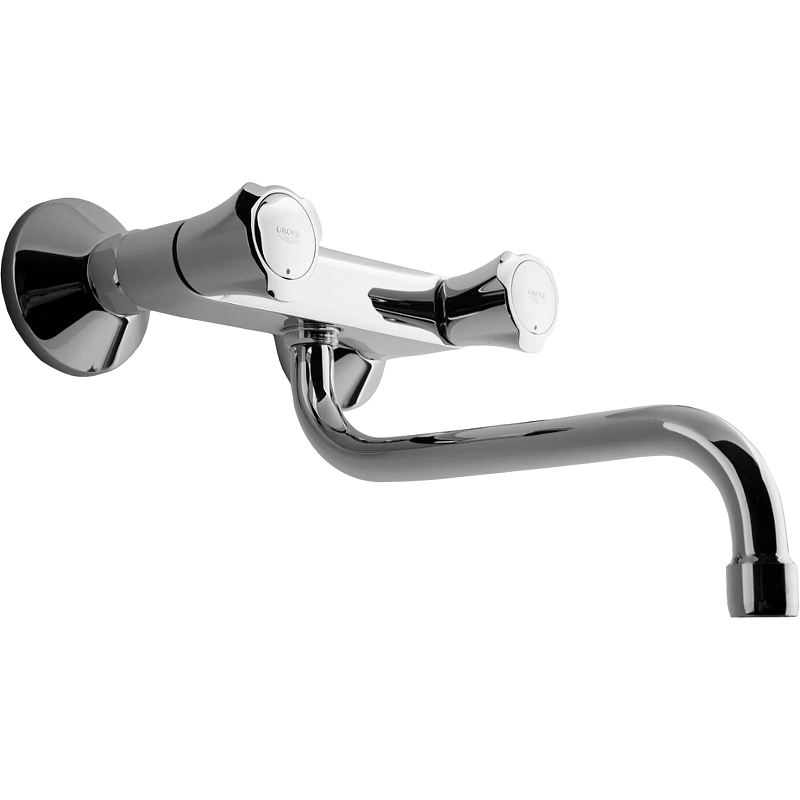 Смеситель для кухни настенный grohe