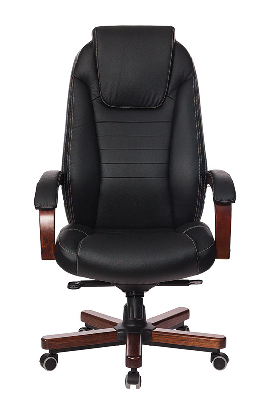 Компьютерное кресло Бюрократ 1115302 T-9923WALNUT/BLACK 72x94x134 см, черный/коричневый