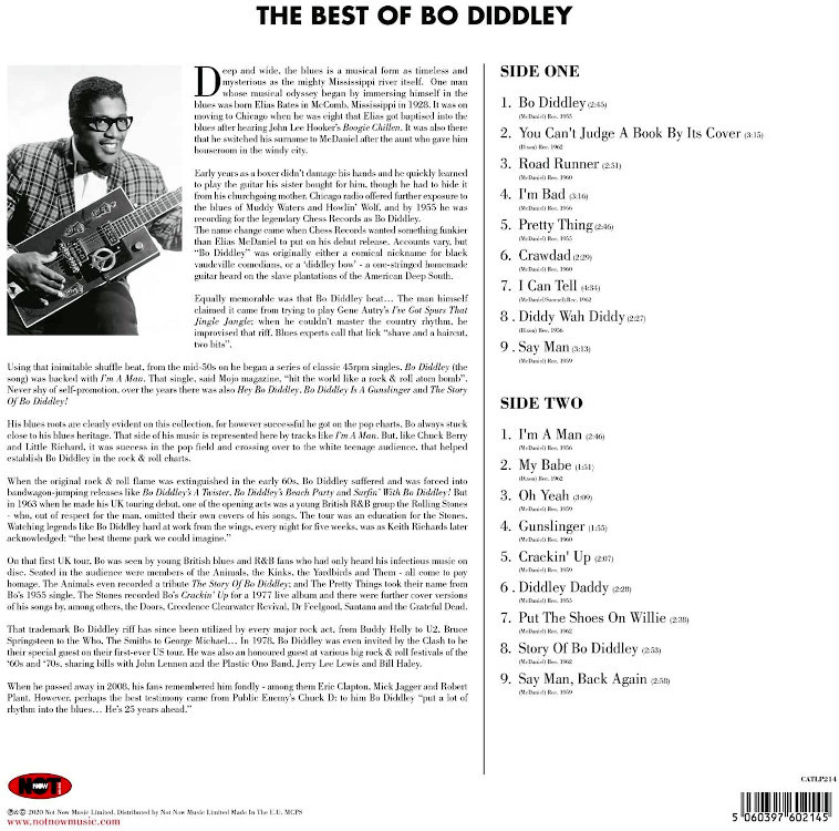 Bo Diddley The Best Of (LP), купить в Москве, цены в интернет-магазинах  на Мегамаркет