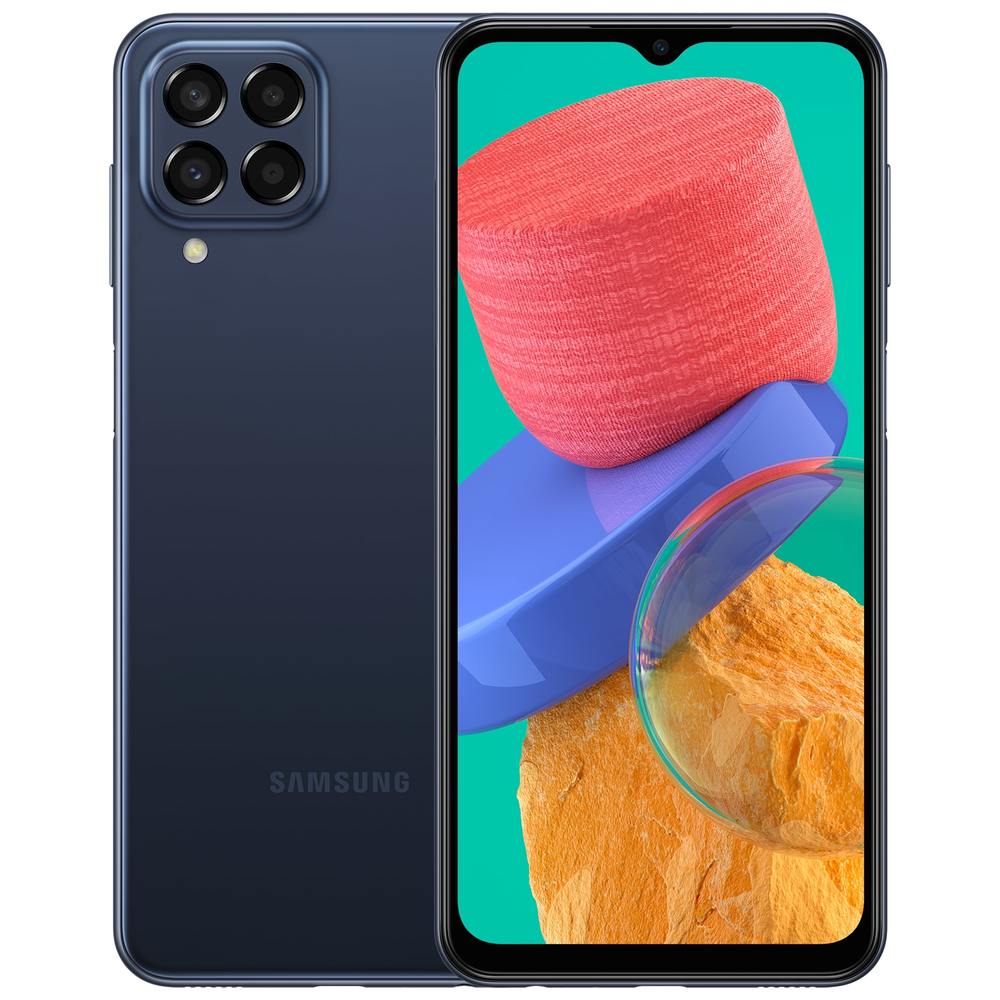 Смартфон Samsung Galaxy M33 8/128GB Blue, купить в Москве, цены в интернет-магазинах на Мегамаркет