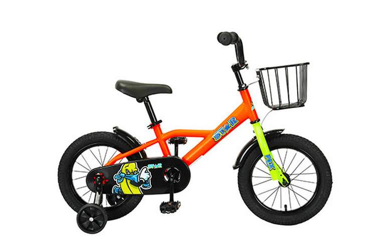 Велосипед детский STAR 701-14 90-110см оранжевый - купить в Спарта, цена на Мегамаркет
