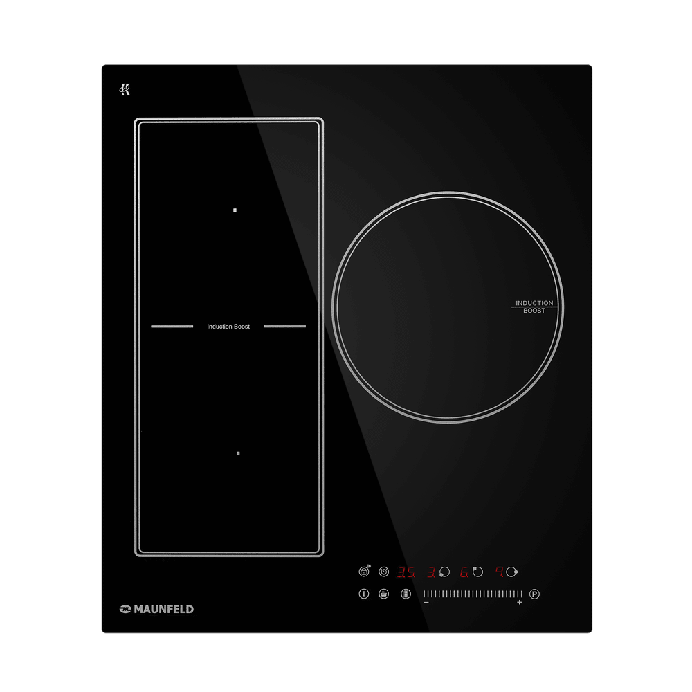 Встраиваемая варочная панель индукционная MAUNFELD CVI453SBBK черный, купить в Москве, цены в интернет-магазинах на Мегамаркет
