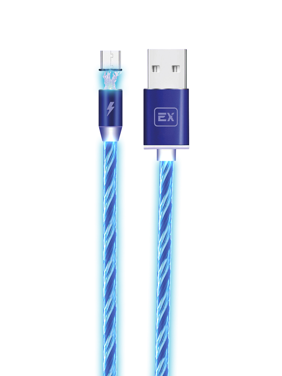 Кабель USB/Micro USB Exployd Magnetic Sonder Blue 1m