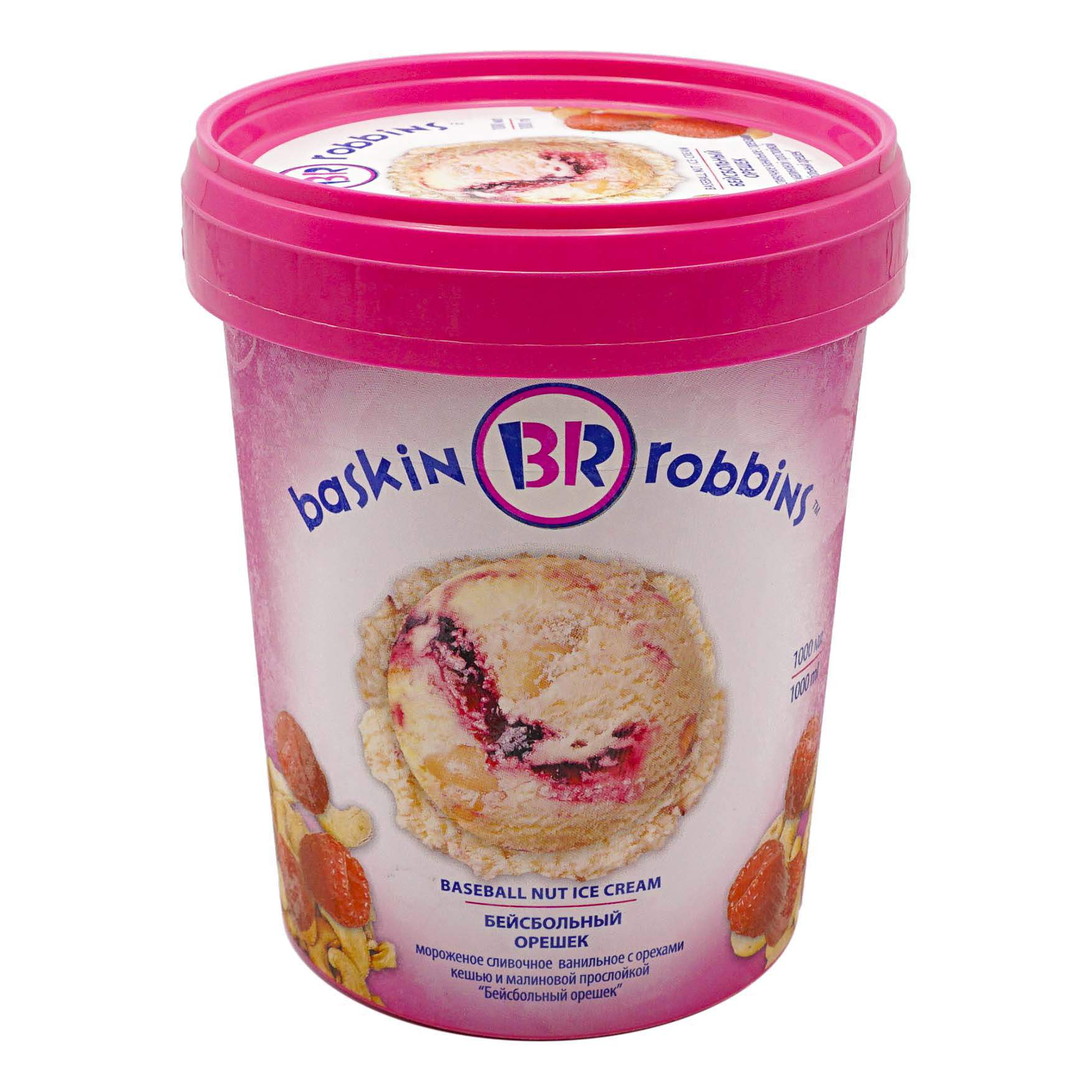 &lt;p&gt;Мороженое пломбир <b>Baskin</b> <b>Robbins</b> Бейсбольный Орешек 600 г ...