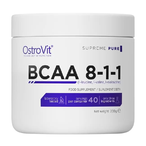 OstroVit BCAA 8:1:1 200 г, без вкуса - купить в Фактор энергии, цена на Мегамаркет