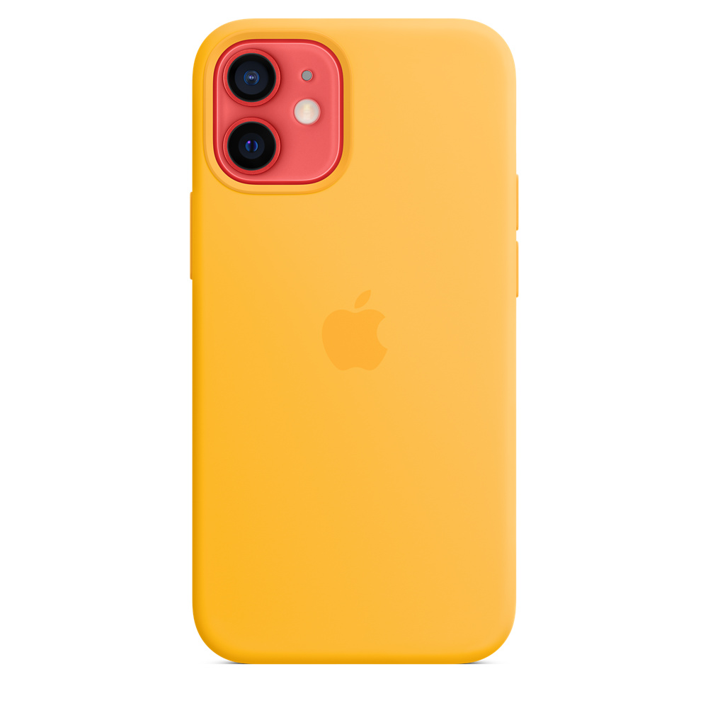 Оригинальный чехол Apple для iPhone 12 mini Silicone MagSafe Sunflower  (MKTM3ZE/A), купить в Москве, цены в интернет-магазинах на Мегамаркет