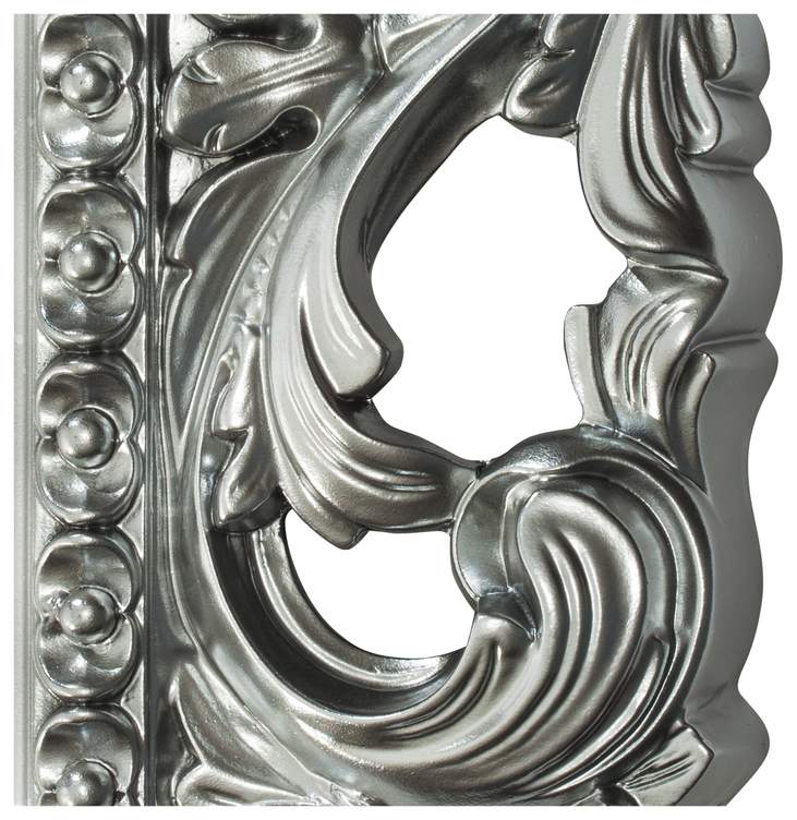 Зеркало Tessoro "ISABELLA" овальное без фацета 670х870 арт. TS-004701-670-S серебро