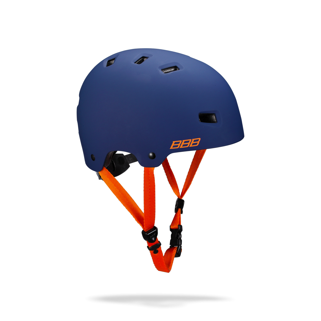 Велосипедный шлем BBB Billy, matt blue/orange, S