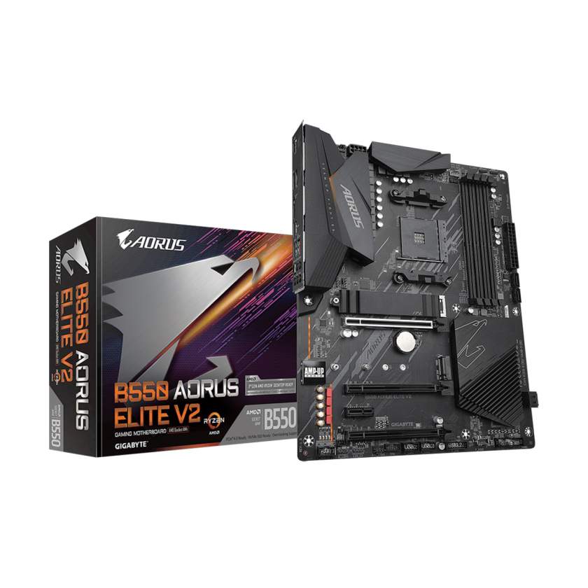 Материнская плата GIGABYTE B550 AORUS ELITE V2 - купить в Мегамаркет Москва, цена на Мегамаркет