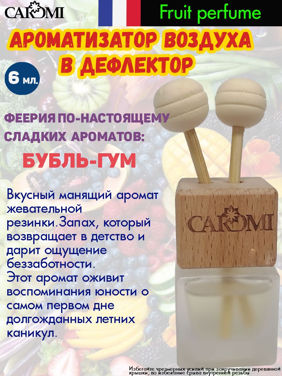 Ароматизатор в машину Caromi DEF120298 бубль гум – купить в Москве, цены в  интернет-магазинах на Мегамаркет