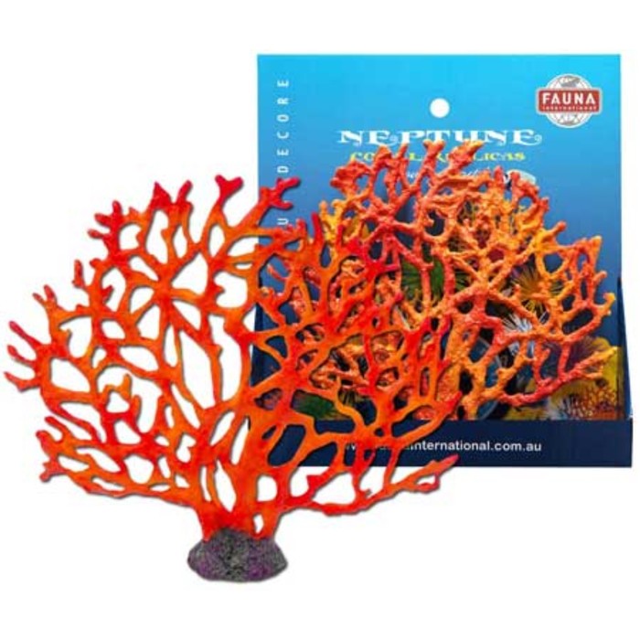 Декорация для аквариума FAUNA INTERNATIONAL коралл 19х3,5х17см красный