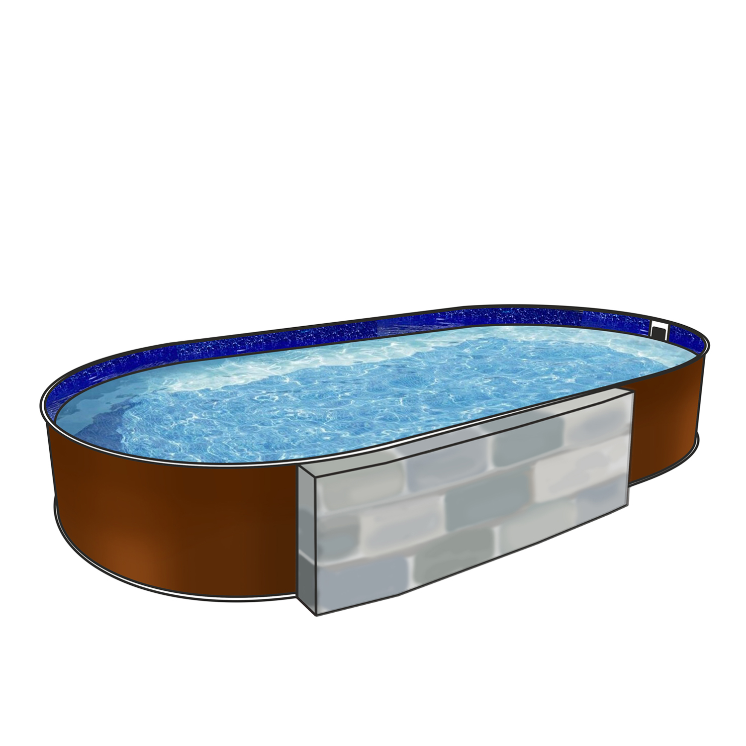 Каркасный бассейн Лагуна ТМ836_2 800х350х125 см - купить в Москве, цены на Мегамаркет | 600013467170