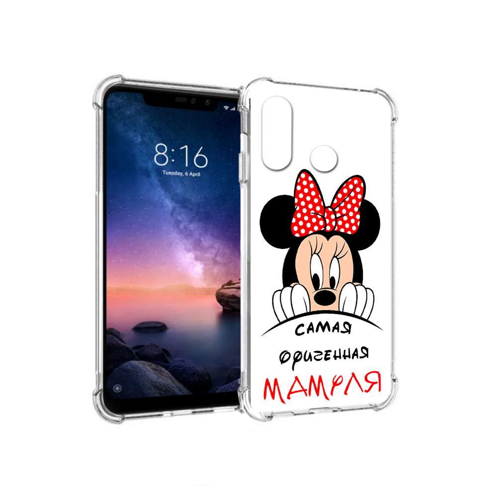 Чехол MyPads Tocco для Xiaomi Redmi Note 6 Самая лучшая мамуля Мини Маус –  купить в Москве, цены в интернет-магазинах на Мегамаркет