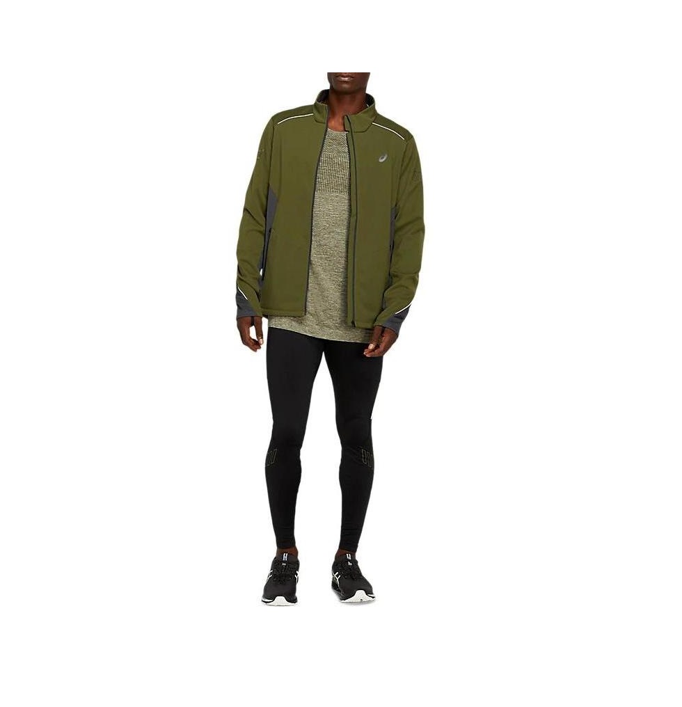 Куртка Asics Lite-Show Winter Jacket, smog green/graphite grey, M