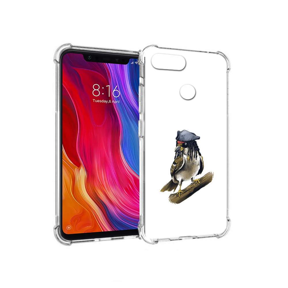 Чехол MyPads Tocco для Xiaomi Mi 8 Lite Джек воробей (PT119514.309.65),  купить в Москве, цены в интернет-магазинах на Мегамаркет