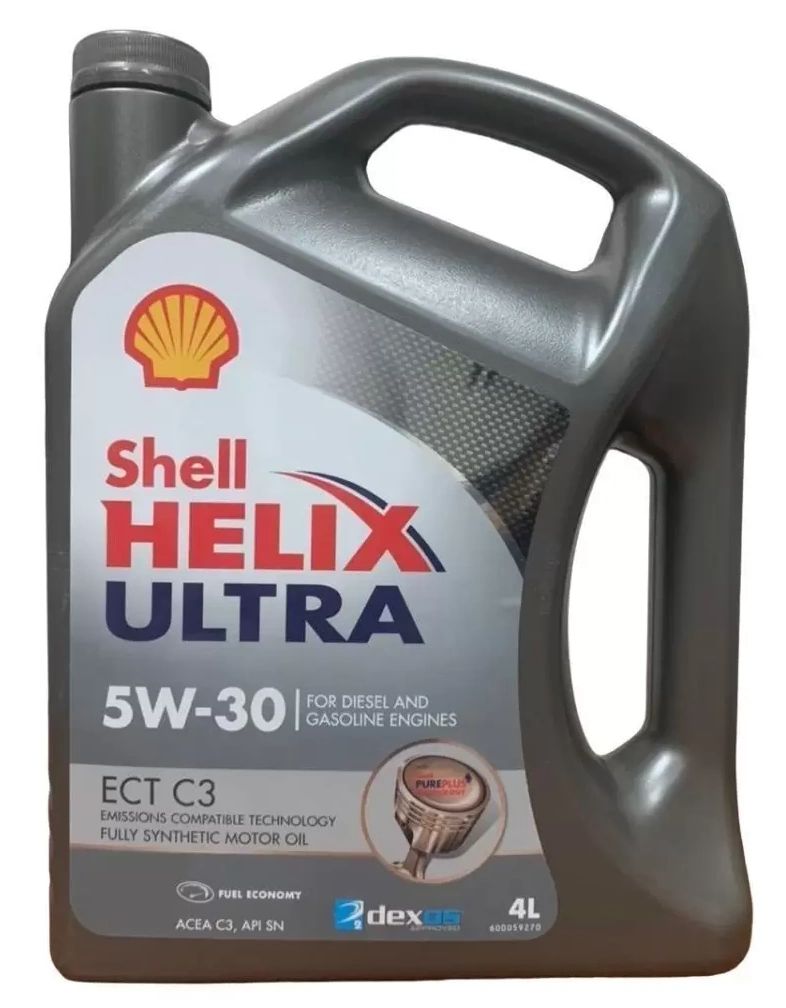Моторное масло Shell Helix Ultra ECT SAE 5W-30 C3 4л - купить в Москве, цены на Мегамаркет | 100026031812