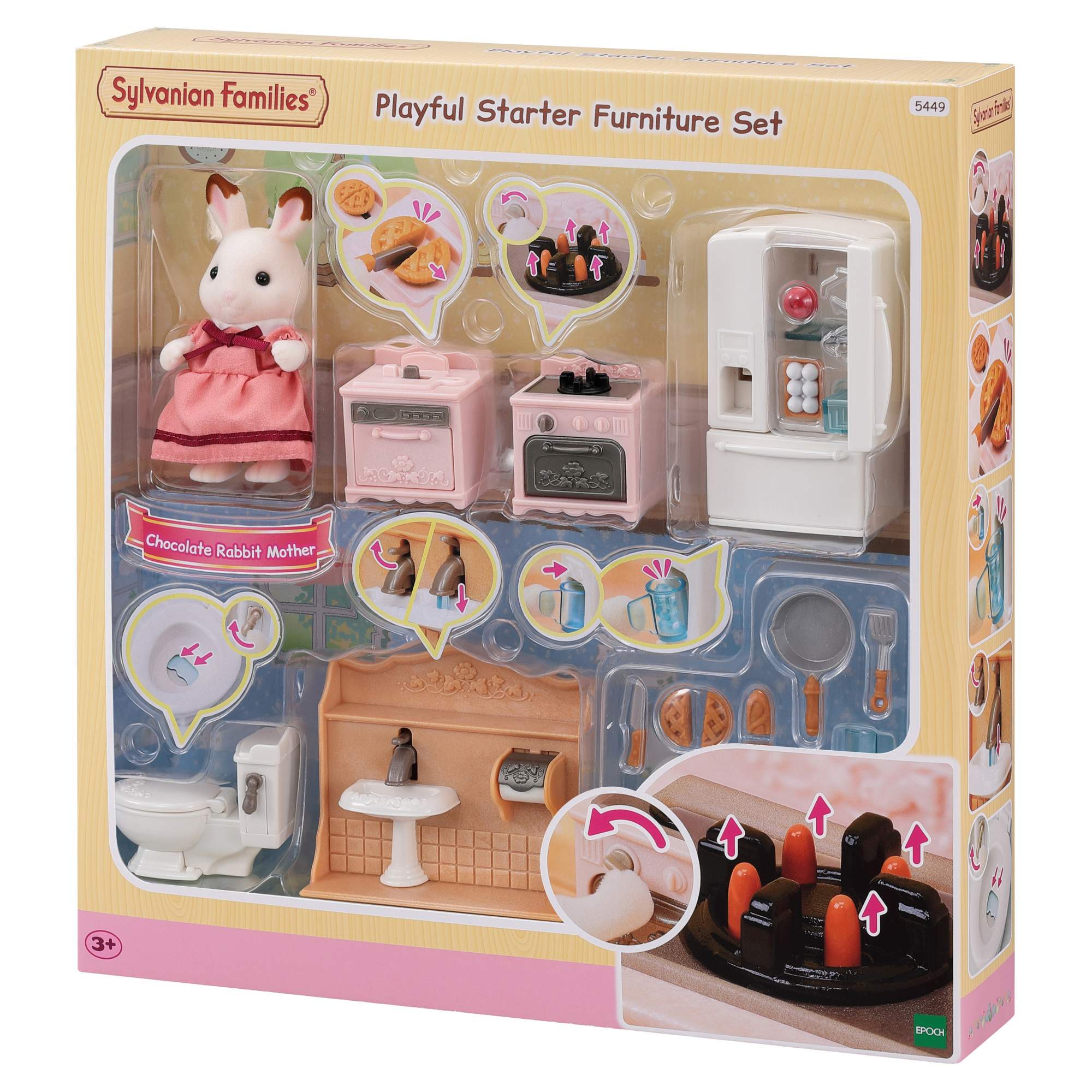 Набор sylvanian families мягкая мебель для гостиной