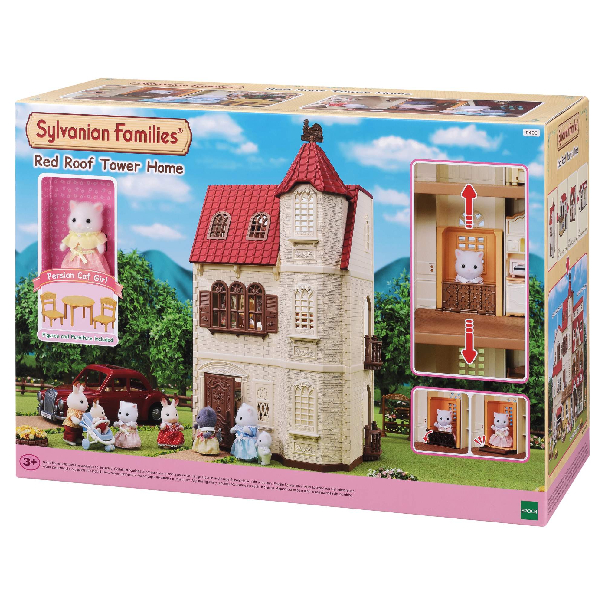 Купить игровой набор Sylvanian Families Трехэтажный дом с флюгером 5400,  цены на Мегамаркет