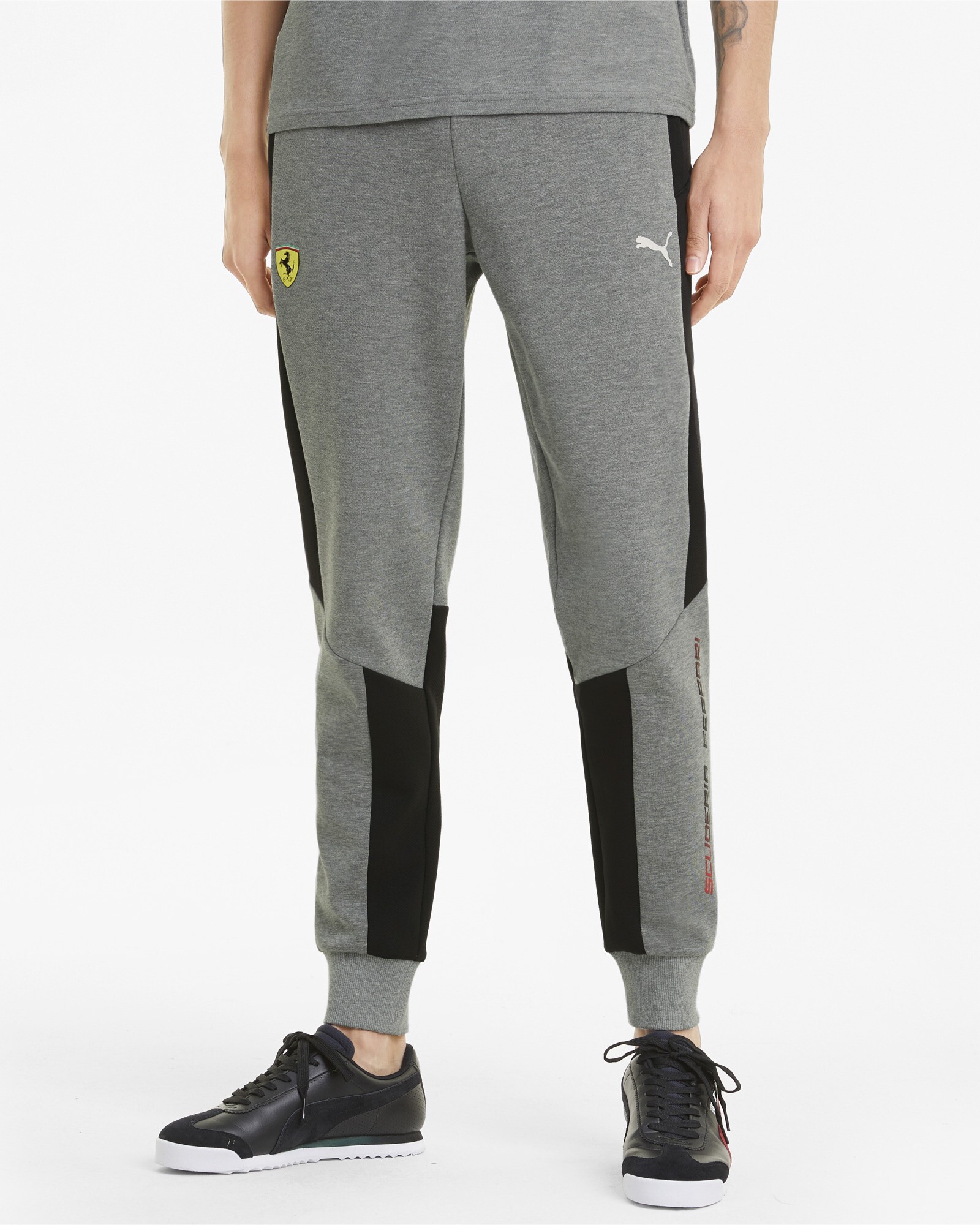 Спортивные брюки мужские PUMA Ferrari Race Sweat Pants cc серые M - купить в Москве, цены на Мегамаркет | 100047895087