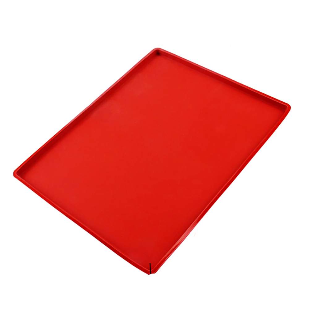 Силиконовый коврик для выпечки, красный, 31х26х0,9 см, Kitchen Angel KA-SILMAT-07 купить в интернет-магазине, цены на Мегамаркет