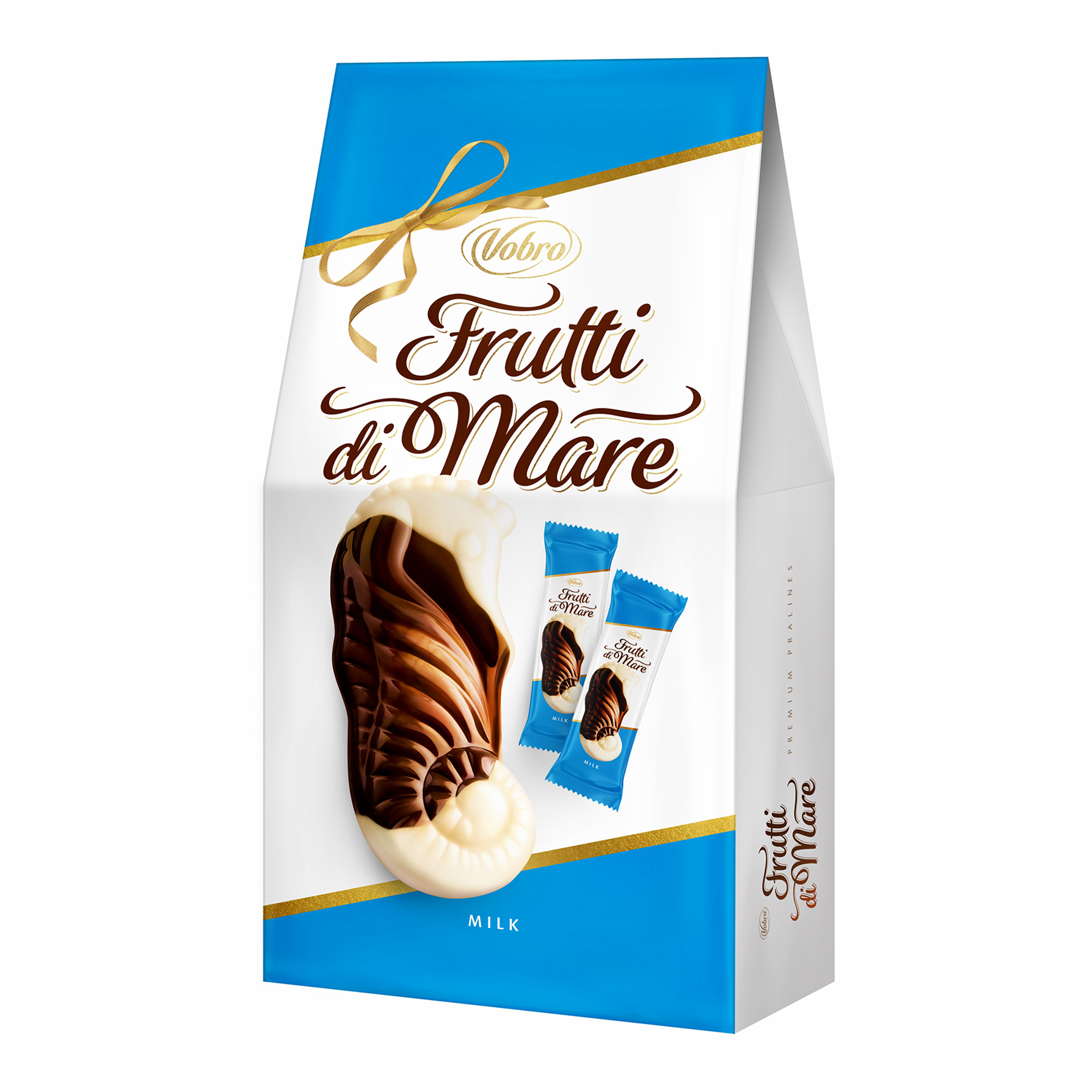 Конфеты шоколадные Frutti di Mare Ракушки с ореховым кремом 94 г