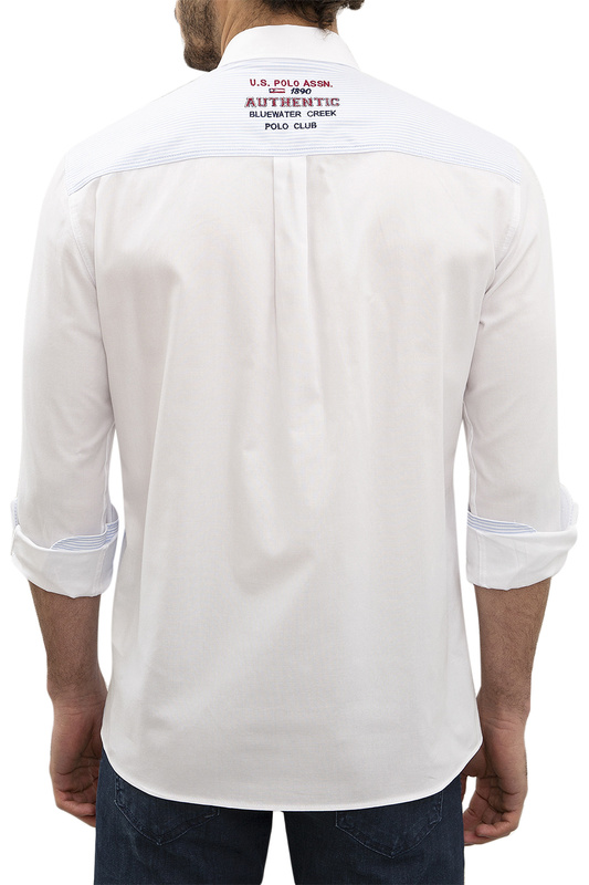 Рубашка мужская U.S. POLO Assn. G081SZ0040FOGAR белая 50
