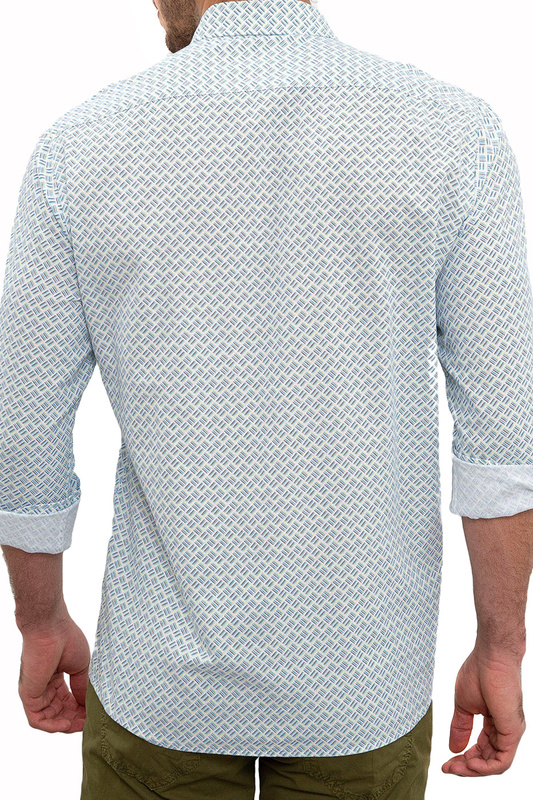 Рубашка мужская U.S. POLO Assn. G081GL0040MICAH белая 50