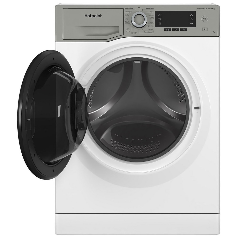 Стиральная машина Hotpoint-Ariston NSD 7249 UD AVE RU белый, купить в  Москве, цены в интернет-магазинах на Мегамаркет