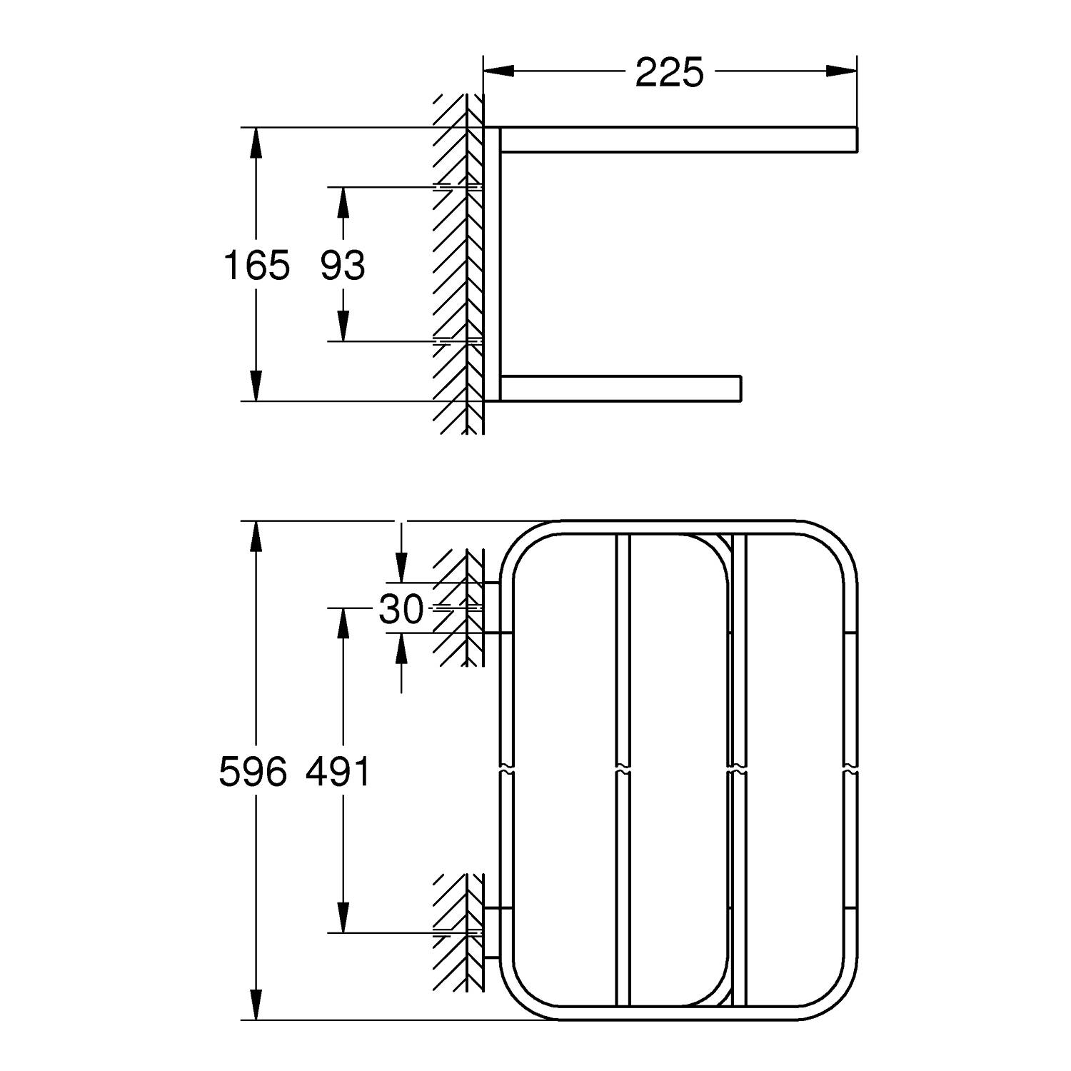 Полка для полотенец grohe